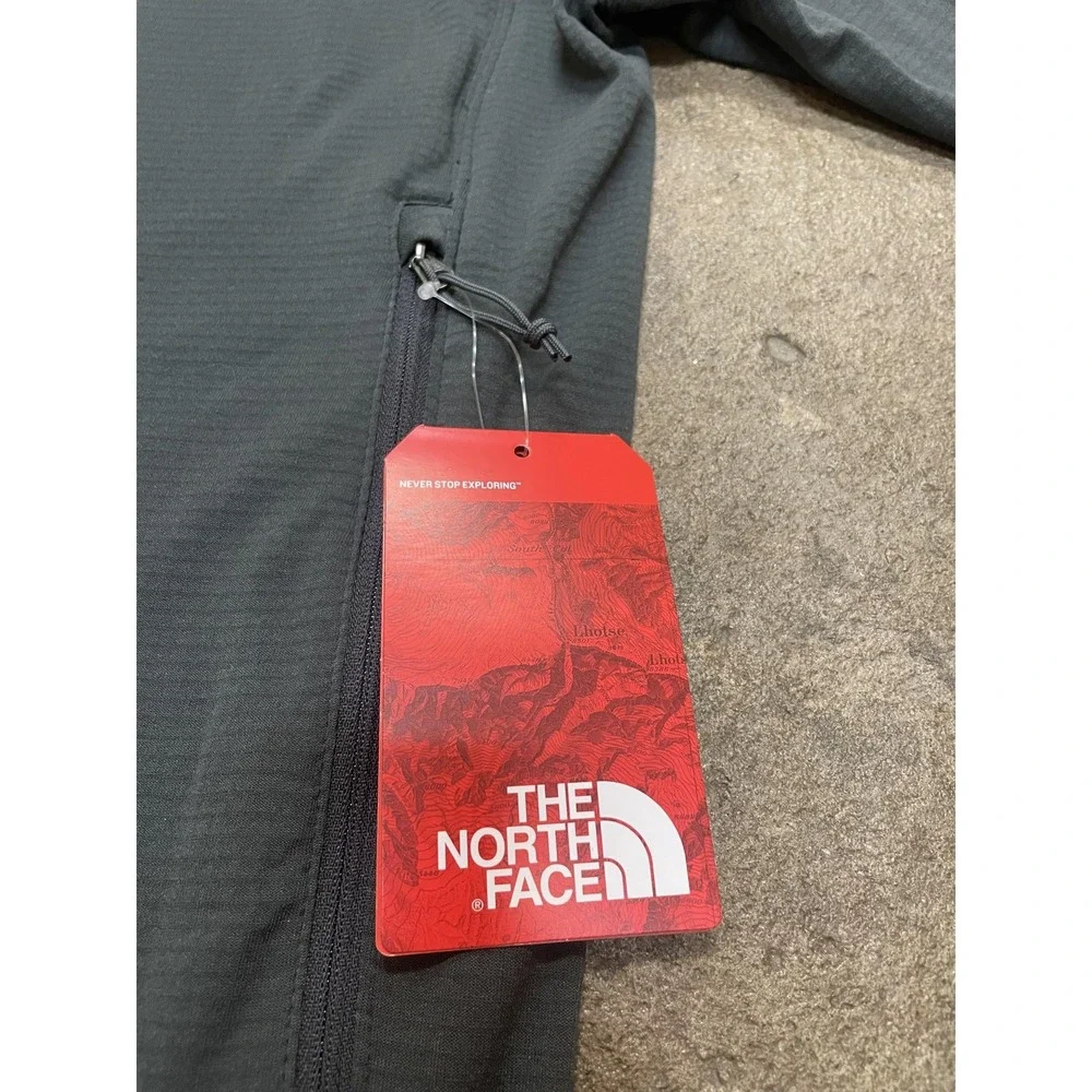 The North Face Jacket Mens‎ Medium Gray Apex TNF MNT Peaks FZ Softshell